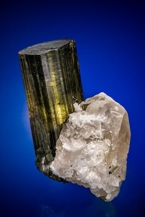 ELBAITE with QUARTZ